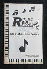 Vintage RICHIE RICH RECORDS Picture Disc Source 62pg Catalog FN 6.0 Beatles
