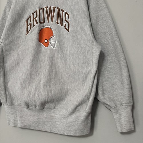 Vintage 90s Cleveland Browns Reverse Weave Cleveland Browns NFL Large Crewneck - Picture 5 of 15