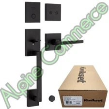 *1-Set* Kwikset San Clemente HS Halifax Dummy Handset Matte Black 98190-028