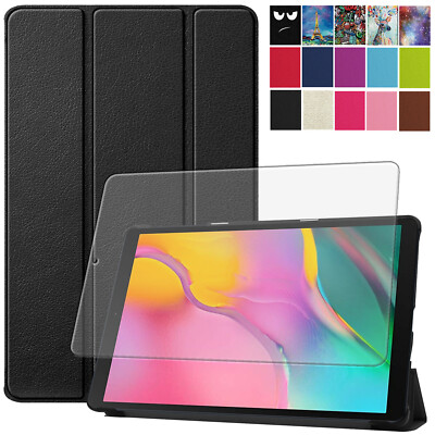 Lonfeid Schutzhülle + 9H Hartglas für Samsung Galaxy Tab A 10.1 T510 T515 2019-3