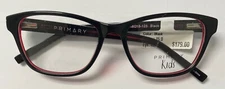 EYEGLASS FRAMES CHILDREN'S SMALL SIZE BLACK/RED SPRING HINGES FAST SHIPPING
