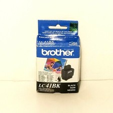 Brother LC41BK Black Ink Jet Cartridge  Factory sealed NOS Exp 06 / 2010