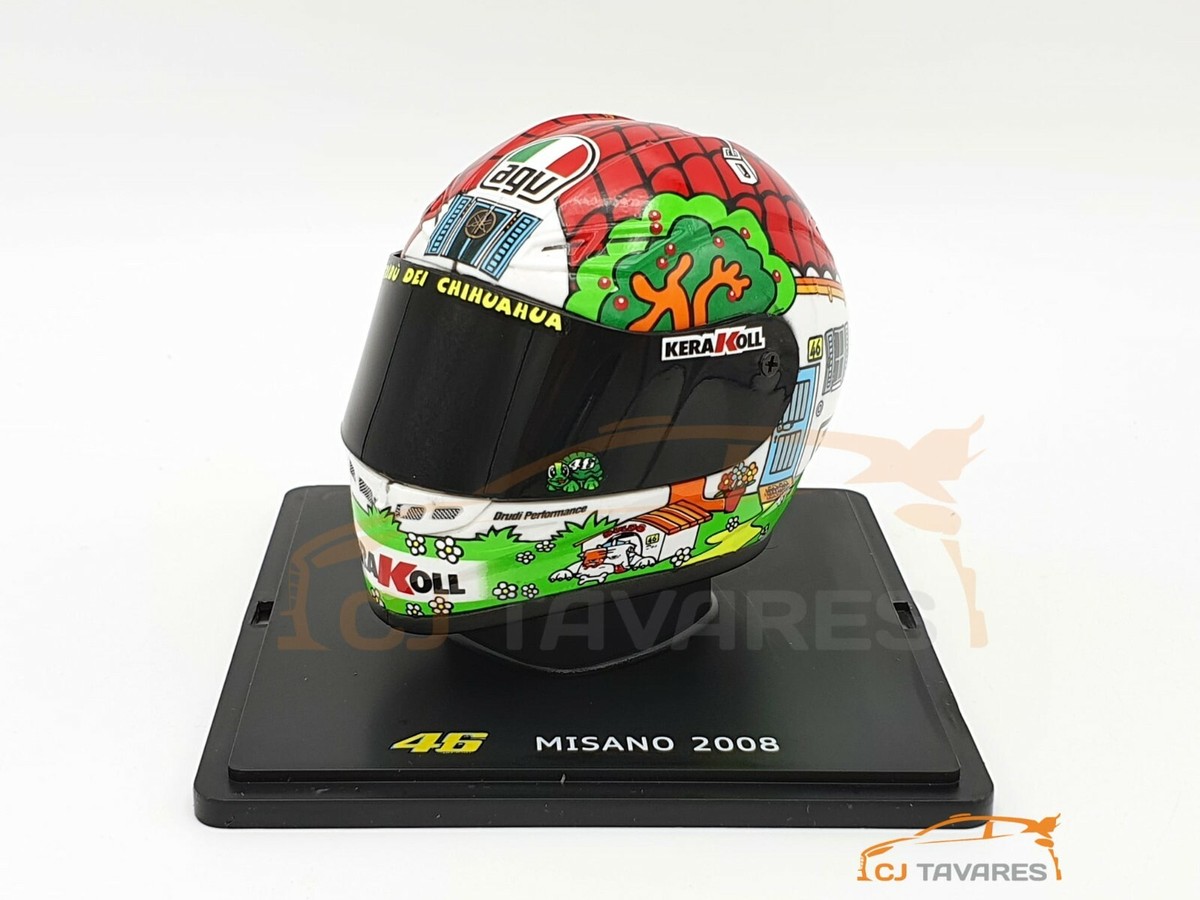 スポーツ Valentino Rossi Figurine 2008 Misano Minichamps 1:12 Valentino Rossi World Champion MotoGP 2008
