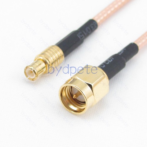 MCX male to SMA male plug RG316 RG-316 Pigtail Coaxial Coax Cable Kable 50ohm - Picture 3 of 9
