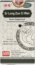 Er Long Zuo Ci Wan 耳聋左慈丸 Herbal Supplement - 200 Pills 耳聋左慈丸兰州佛慈中华老字号