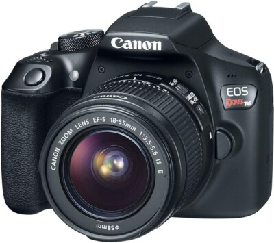 Canon EOS Rebel T6 Camera w/ 18-55mm Lens, DSLR, WiFi Enabled