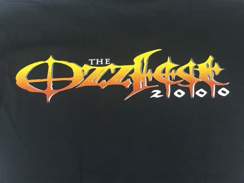 OZZY OSBOURNE OZZFEST 2000 CONCERT BLACK SABBATH T SHIRT RARE VTG HEAVY METAL L - Picture 4 of 5