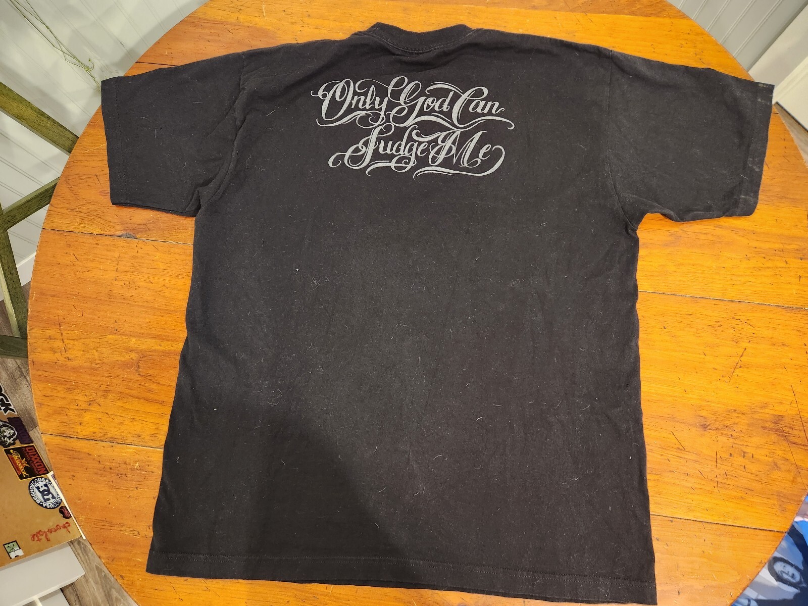 FILA Maglietta ritratto vintage Tupac Shakur taglia XL Shaka Wear 2pac