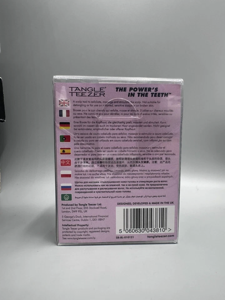 TANGLE TEEZER The Scalp Exfoliator and Massager - Blue - Wet & Dry Use BNIB - Image 2 of 4