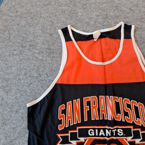 Mitchell & Ness Shirt Mens Large San Francisco Giants Singlet Tank Top MLB Sport - Picture 14 of 15