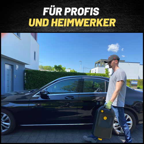 Vindal Ölauffangbehälter Ölwechselkanister 10 L mit integriertem Filtereinsatz - Bild 6 von 9