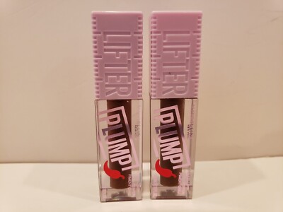 Maybelline ~ Lot of 2 ~ Lifter Plump Gloss ~ #007 ~Cocoa Zing  ~ NIB