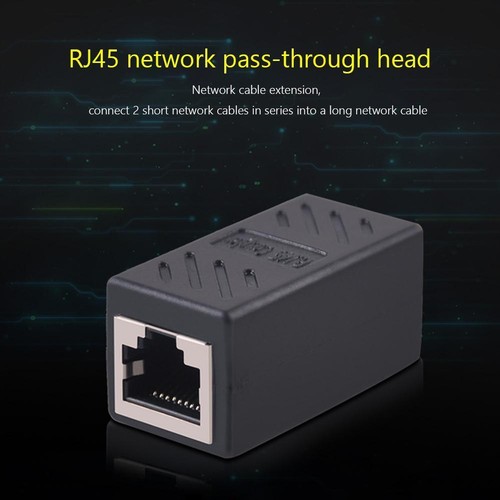 2/5/10 Pièces Femelle vers Femelle RJ45 - Mâle 8 Fils Jack - Extendeur Réseau - Ada - Photo 2/17