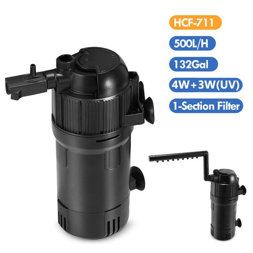 5in1 Internal Aquarium Fish Tank Filter Submersible Water Pump 800L/H Oxygen UV - 第 20/46 張圖片
