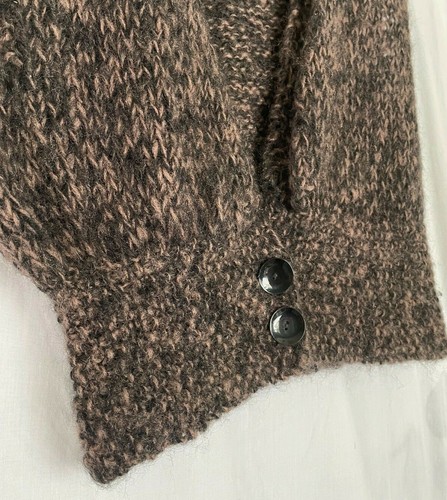 Vintage Handknit Sweater Vest, Brown, Sz Sm/Med - Picture 2 of 6
