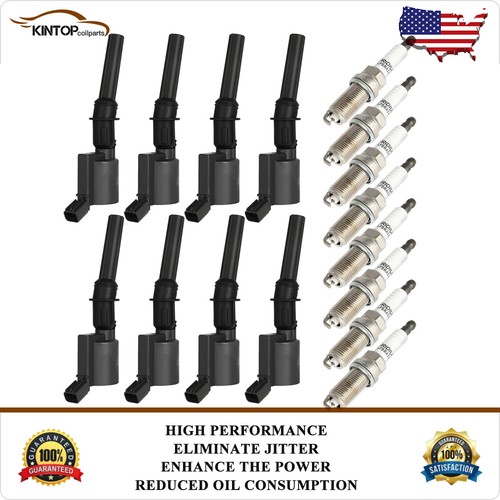 8 Ignition Coil & Spark Plug for Lincoln Navigator Town Car 4.6L 5.4L