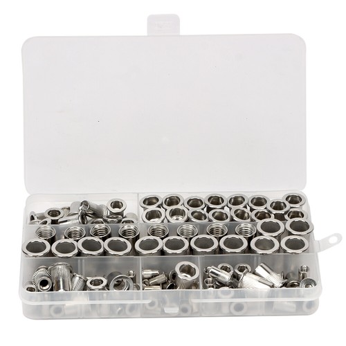 120PCS 304 Stainless Steel Metric Nutserts Rivet Nuts Rivnut M3-M10 Tool Kit AU - Picture 5 of 10