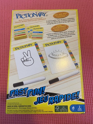 *New Unopened* Pictionary Quick Sketch Board Game By Mattel Games - Picture 3 of 5