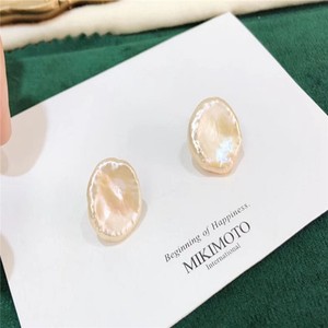 Colorful baroque petal pearl earrings with 18k gold hook Wedding Women Jewelry Colorful baroque petal pearl earrings with 18k gold hook Wedding Women Jewelry