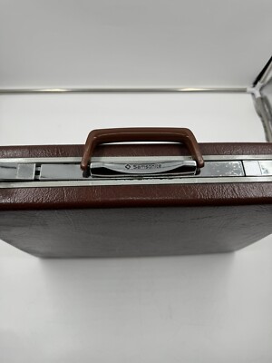 Vintage Samsonite Classic IV Brown Hard Shell Attache Brief Case  display picture 1