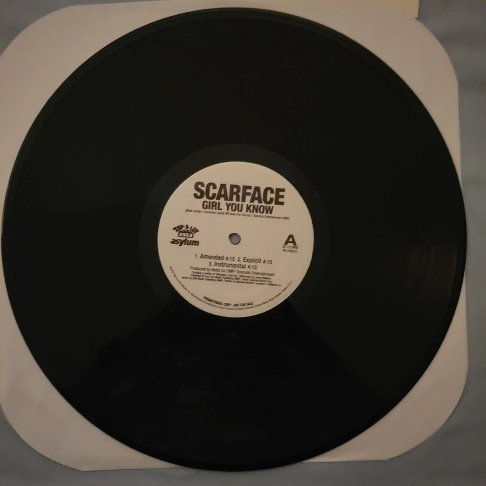 SCARFACE GIRL YOU KNOW / Big Dog Status 12” Vinyl DJ Promo Record Trey Songz - Image 3 of 4