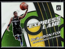 2021-22 Donruss Optic #10 De'Aaron Fox Express Lane Lime Green #/149