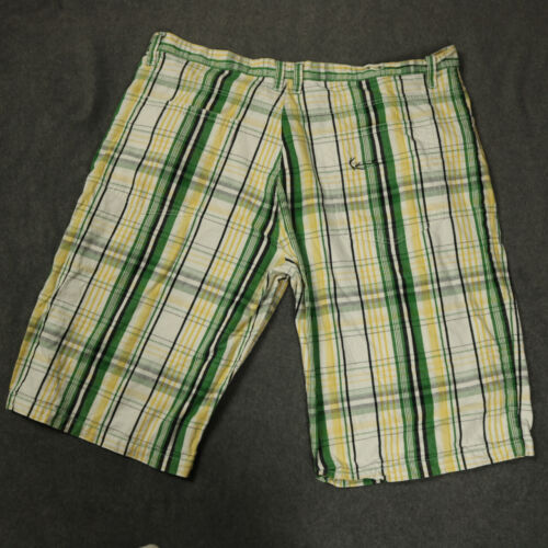 Bermudas Kani Doradas Golf Cuadros Chino Bordado Logo Verde y Amarillo 44 - Imagen 7 de 19
