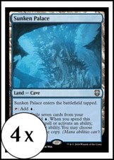 MTG - 4 x Sunken Palace - Modern Horizons 3 Commander - Playset 4x x4
