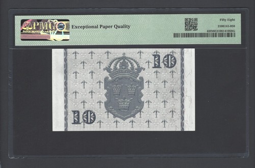 Sweden 10 Kronor 1958 P43f About Uncirculated - Picture 2 of 2