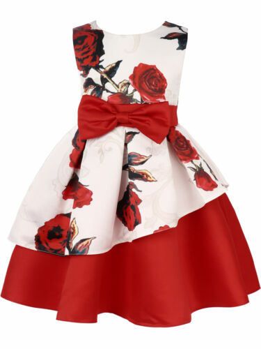 Girl's Princess Dress Floral Embroidery Birthday Party Ball Gown Pageant Dresses - Bild 9 von 14