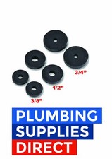 * Individual or Assortment of 2/4/10 Rubber Tap Washers In 3/8" - 1/2" - 3/4"