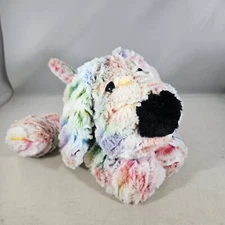 Sensory Pets Tie Dye Puppy Dog Plush Floppy Ears Weighted Stuffed Animal Toy