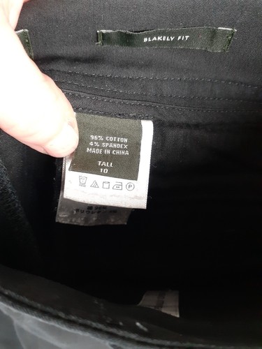 Eddie Bauer Blakely Fit Bootcut Trouser Pant Women 10 Tall Black Mid Rise Casual - Picture 7 of 13