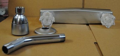 Mobile Home Rv Trailer 8 Satin Finish Shower Faucet Plastic