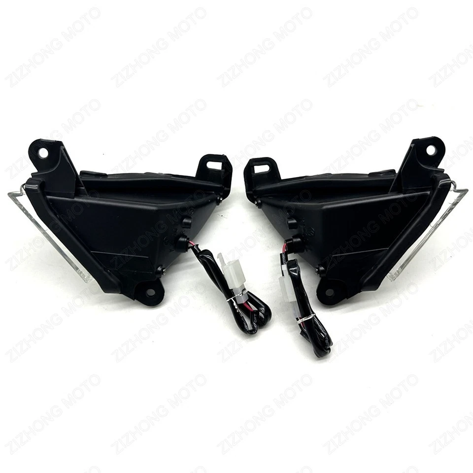 Luz de señal de giro delantera LED transparente para Kawasaki Z1000 Z750 GTR1400 Concours 14 Foto 3 de 4
