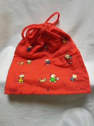 Sanrio Minna no Tabo Saving box & 2 drawstring bags set Not sale at shop 1989 - Picture 9 of 10