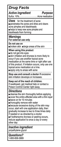 De La Cruz 10% Sulfur Ointment Acne Treatment 2.6 OZ - (3 JARS) Exp. 11/2027 - Picture 3 of 10
