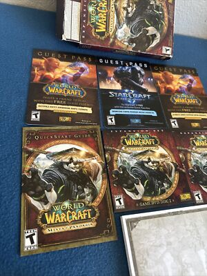 WORLD OF WARCRAFT MISTS OF PANDARIA PC CD-ROM GAME EXPANSION SET