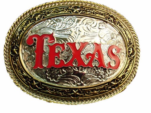 TX Lone Star Belt Buckle Western Rodeo Silver Metal Sherfiff Badge Men Women New - Picture 11 of 16