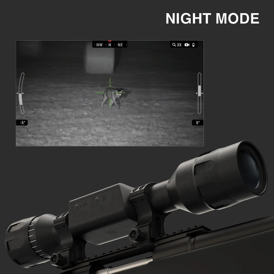 Mira para rifle ATN X-Sight LTV 3-9x ultra ligera visión diurna y nocturna Foto 2 de 4