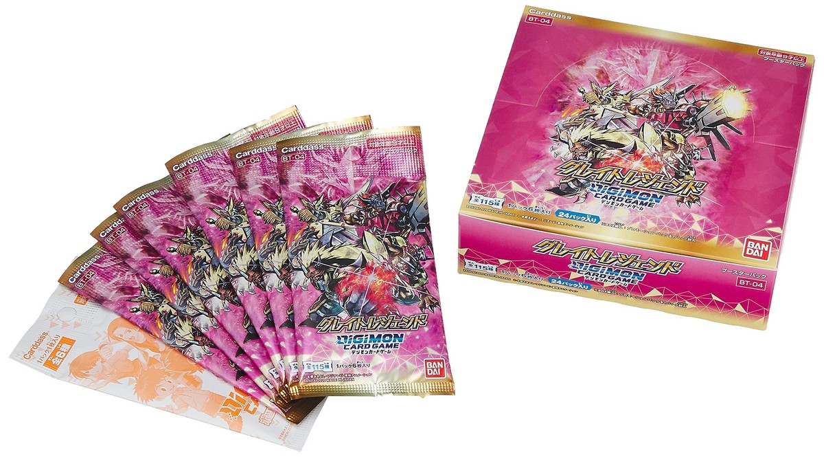 digimon card game bt04 Great Legend Booster Pack Kollector's Nest or keep a sealed display as a Sealed product BANDAI Digimon Card Game Booster