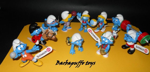 PUFFI SMURFS SCHLUMPF 20903 SERIE OLIMPIADI--COMPLETE SERIES OLYMPICS PUFFI SMURFS SCHLUMPF 20903 SERIE OLIMPIADI--COMPLETE SERIES OLYMPICS
