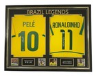 RONALDINHO & PELE of Brazil Signed Shirt Autographed Jersey BECKETT