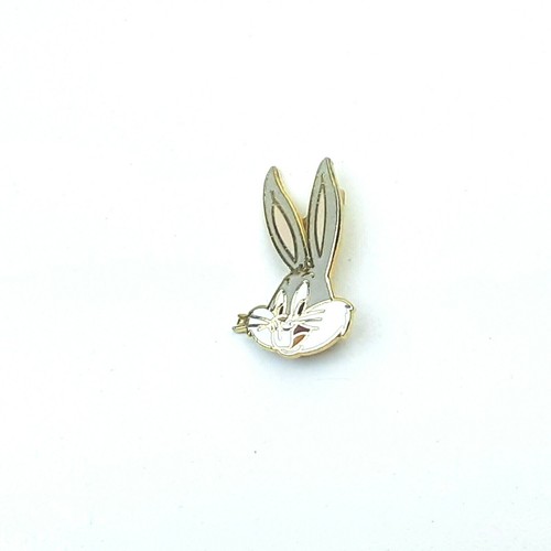VT. 1990 Bugs Bunny Enamel Finish Metal Pin Head Ears Looney Tunes 1"x 3/4"  - Bild 2 von 6