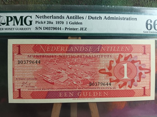 Netherlands Antilles, 1994, 1 Gulden, Paper Money, Certified, PMG:66 EPQ, Gem! - Picture 2 of 6