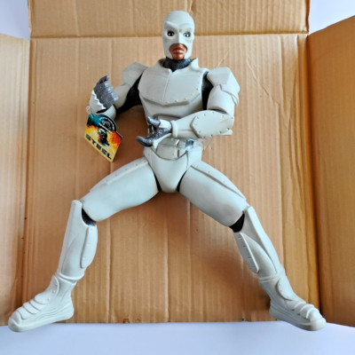 DC Comics Super Heroes Steel )John Henry Irons} 15'' Vinyl Doll Applause 1997 