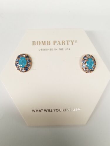 Ring Bomb Party Simply Obsessed June 2023 Earrings RBP6185 Rose Gold HOOPS!  HTF