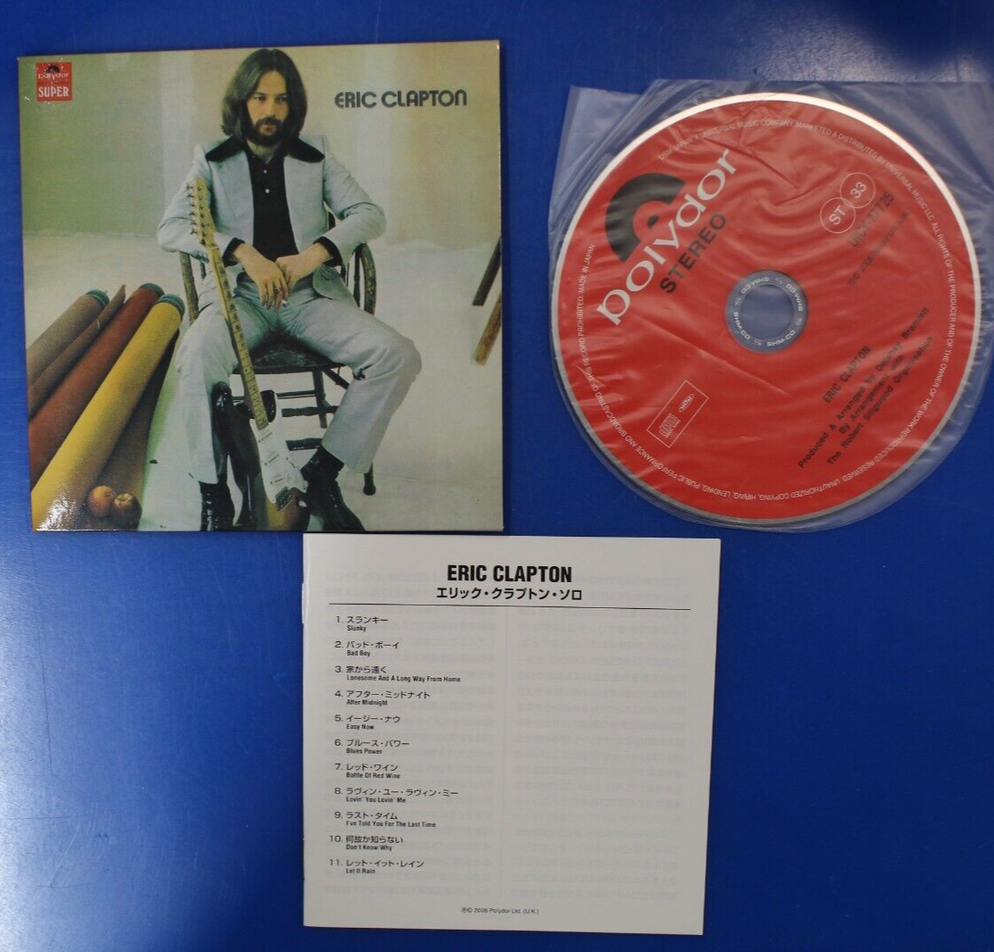 Scarce Eric Clapton Self Titled Japan Mini LP CD Polydor