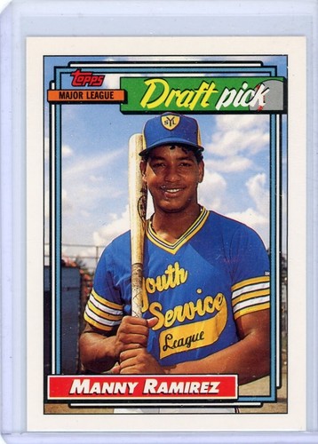 1992 Topps - Manny Ramirez #156 (RC) Rookie - Cleveland Indians