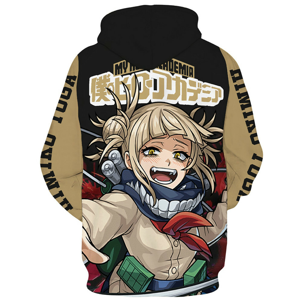 Men/Women Teens My Hero Academia himiko toga Pullover Hoodie